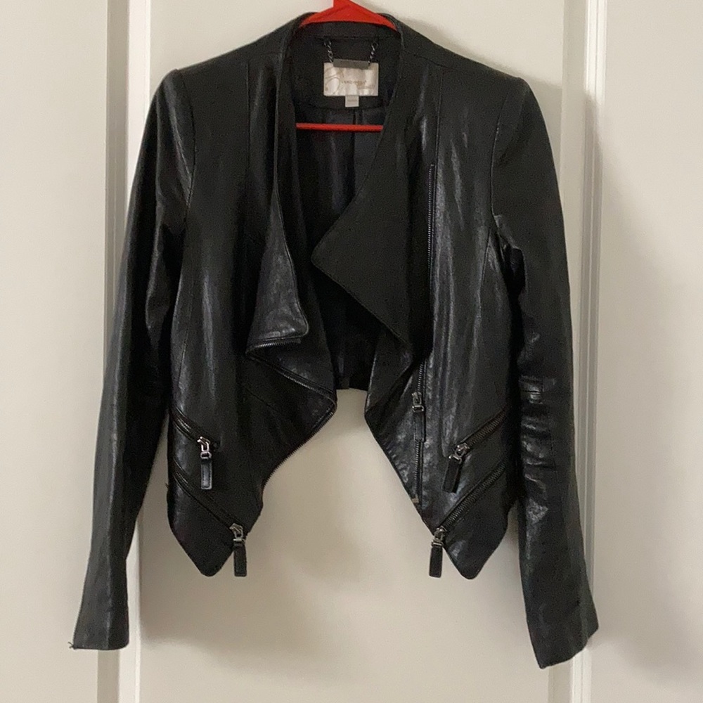Veto mods sheepskin leather jacket